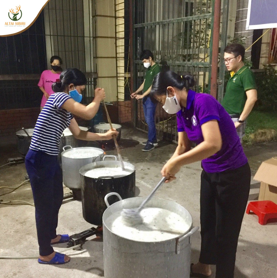 cháo nhung hươu sibiri